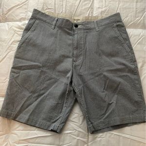 Dockers Mens Blue & White Pinstripe Shorts